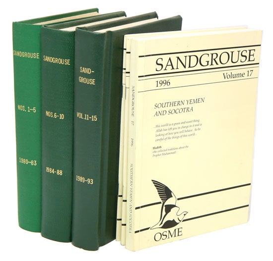 Stock ID 39233 Sandgrouse, volumes 1-16. Don Parr.