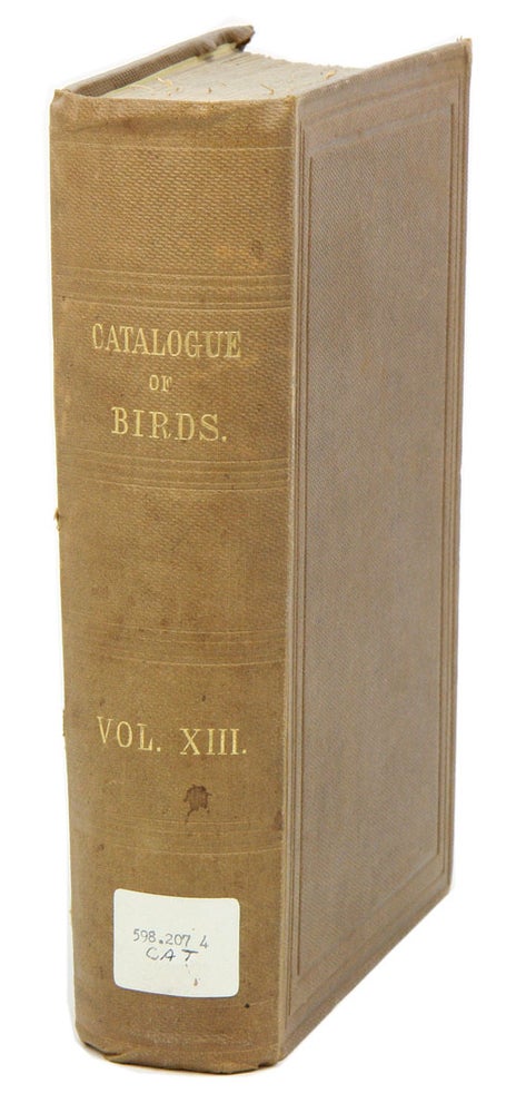 Stock ID 39797 Catalogue of the Passeriformes, or perching birds in the Collection of the British Museum. Sturniformes, containing the families Artamidae, Sturnidae, Ploceidae, Alaudidae. Also the families Atrichidae and Menuridae. R. Bowdler Sharpe.