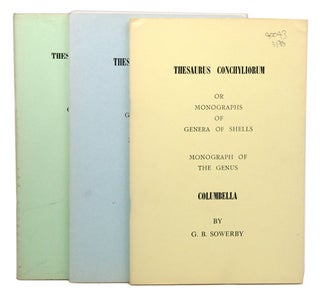 Stock ID 40043 Thesaurus Conchyliorum, or monographs of genera of shells [three parts,...