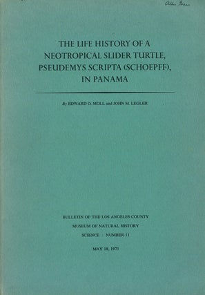 The life history of a neotrpocial Slider Turtle Pseudemys scripta (Schoepff), in Panama. Edward O. and John Moll.