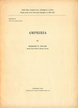 Stock ID 40528 Amphibia. Robert F. Inger