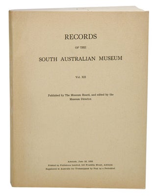 Stock ID 40550 Records of the South Australian Museum, vol. XII. The first hundred years of the...