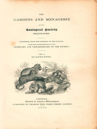The Tower menagerie: comprising the natural history of the animals contained in that establishment; with anecdotes of their characters and history.