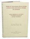 Stock ID 40959 Index of the books and authors cited in the Zoological works of Linneaus. John L....