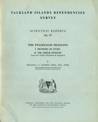 Stock ID 41006 The Pygoscelid penguins: One, Methods of study. Two, the Adelie Penguin. William...