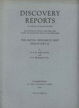 Stock ID 41013 The royal research ship 'Discovery II'. R. A. B. Ardley, N. A. Mackintosh
