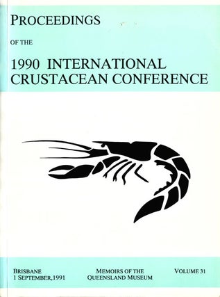 Stock ID 41158 Proceedings of the 1990 International Crustacean conference. P. J. F. Davie, R. H....