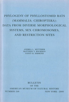Stock ID 41163 Phylogeny of Phyllostomid bats (Mammalia: Chiroptera): data from diverse...
