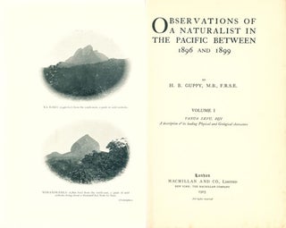 Observations of a naturalist in the Pacific between 1896 and 1899.