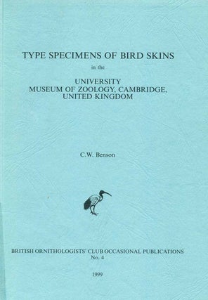 Stock ID 41430 Type specimens of bird skins in the University Museum of Zoology, Cambridge,...