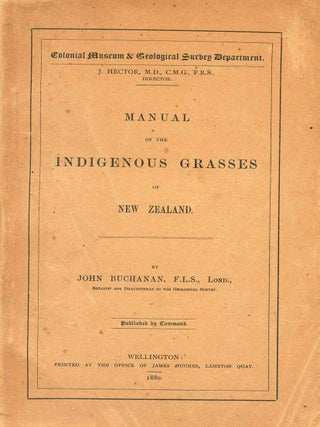 Stock ID 41745 Manual of the indigenous grasses ofNew Maldon:. John Buchanan