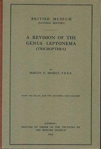 Stock ID 42135 A revision of the genus Leptonema (Trichoptera). Martin E. Mosely