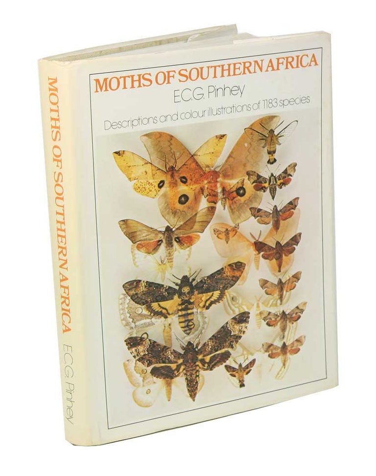 Stock ID 42195 Moths of southern Africa: descriptions and colour illustrations of 1183 species. ECG Pinhey.