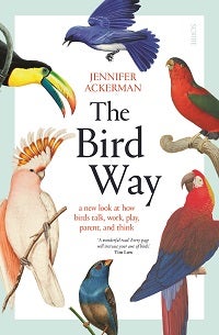 The bird way: a new look at how birds talk, work, play, parent and think. Jennifer Ackerman.