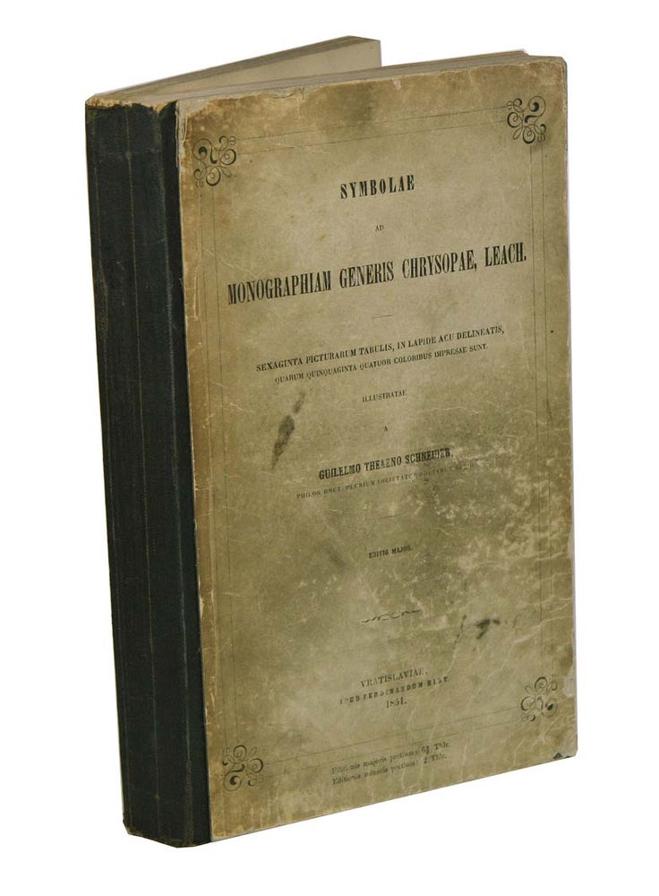 Stock ID 42527 Symbolae ad monographiam generis chrysopae, Leach. Guilelmo Theaeno Schneider.