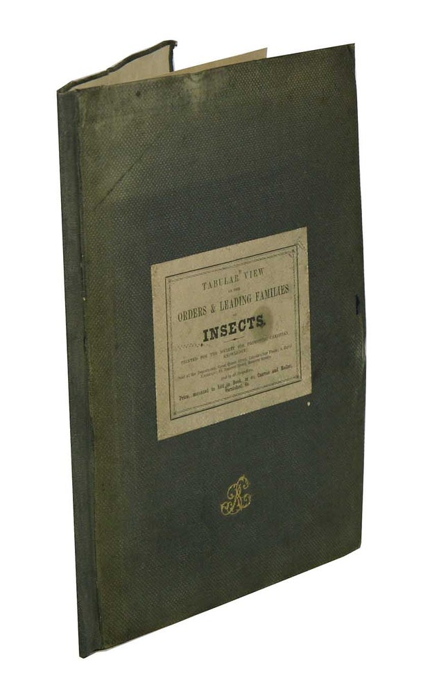 Stock ID 42592 Tabular view of the orders and leading families of insects. Joseph Wilson Lowry.