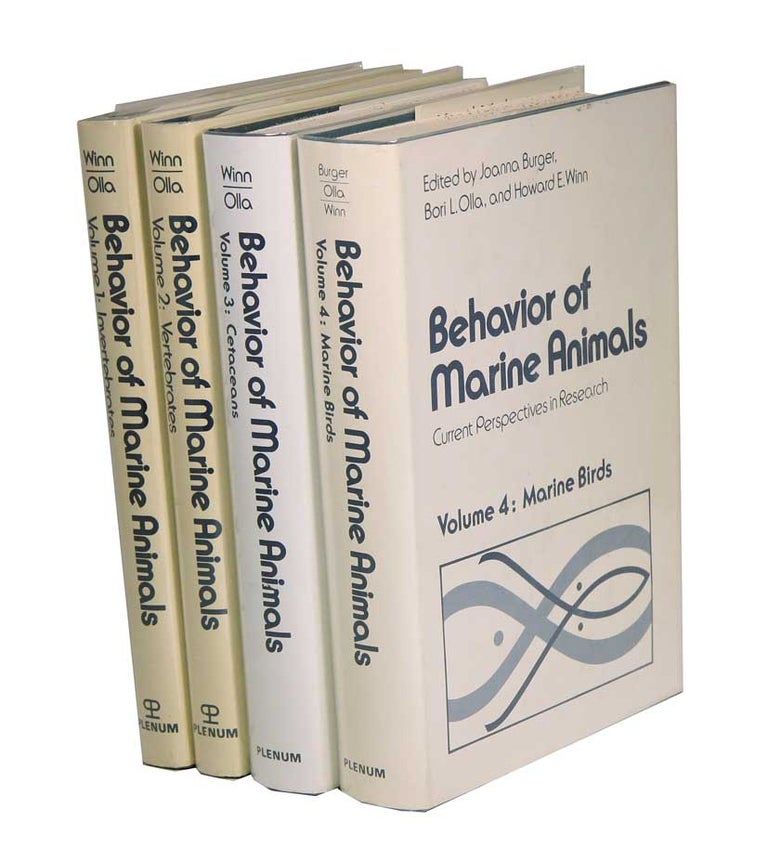 Stock ID 42706 Behaviour of marine animals, current perspectives in research [complete set]. Howard E. Winn, Bori L. Olla.
