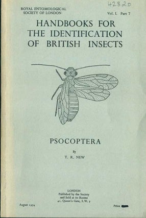 Stock ID 42820 Handbooks for the identification of British insects: Psocoptera. T. R. New