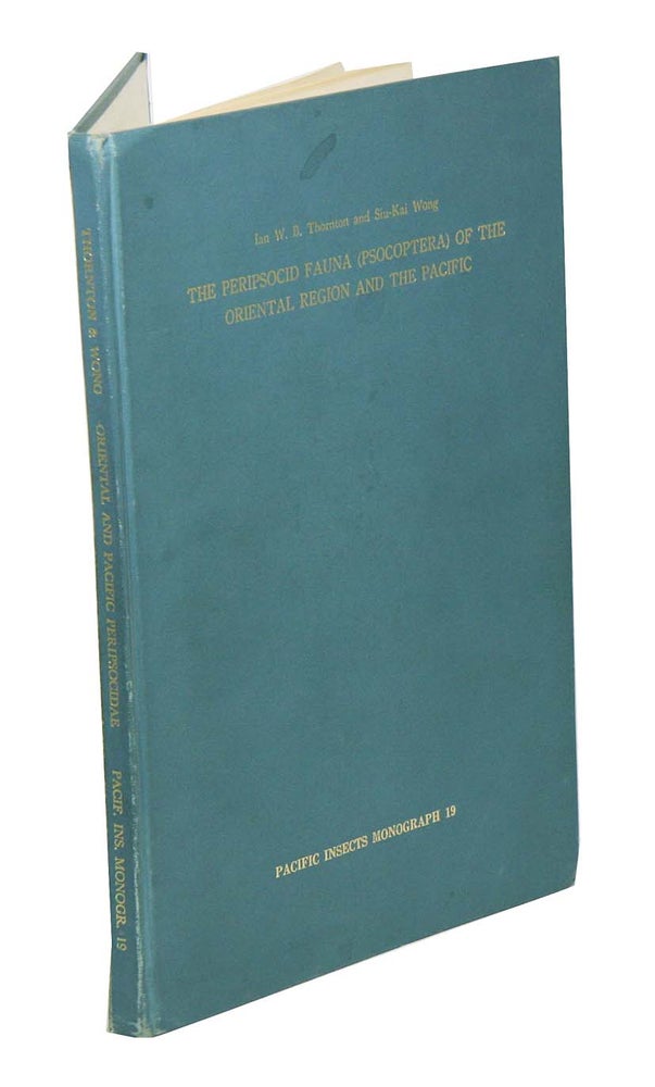Stock ID 42823 Pacific Insects Monograph 19: the Peripsocid fauna (Psocoptera) of the oriental region and the Pacific. Ian W. B. Thornton, Siu-Kai Wong.