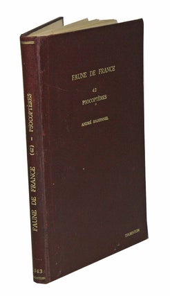 Stock ID 42852 Fauna de France 42: Psocopteres. Andre Badonnel