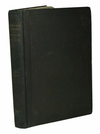 Stock ID 43290 Memoirs of the National Academy of Sciences, volume twelve, part one. Monograph of...