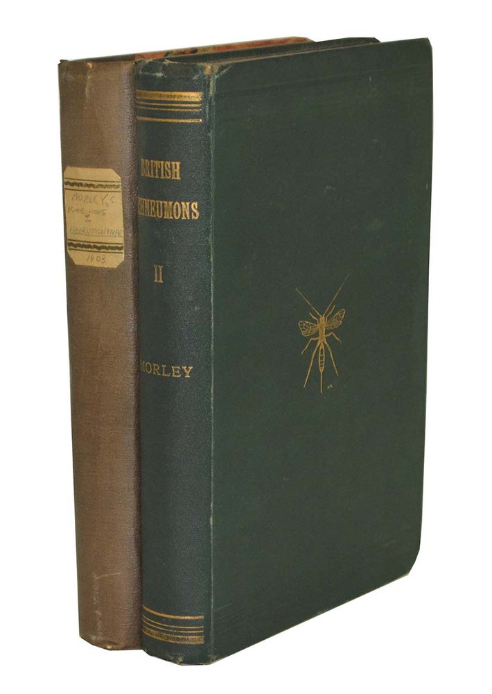 Stock ID 43515 Ichneumonolia Britannica: the Ichneumons of Great Britain. A descriptive account of the families, genera and species inigenous to the British Islands, together with notes as to classification, localities, habitates, hosts, etc. Claude Morley.