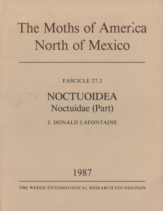 Stock ID 43615 The moths of America north of Mexico, including Greenland. Facsicle 27.2:...