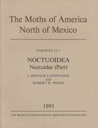 Stock ID 43616 The moths of America north of Mexico, including Greenland. Facsicle 25.1:...