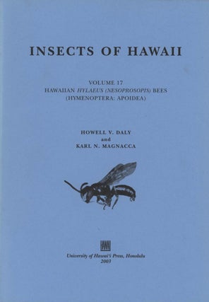 Stock ID 44310 Insects of Hawaii, volume 17: Hawaiian Hylaeus (Nesoprosopis) bees (Hymenoptera:...