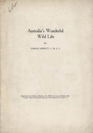 Stock ID 44430 Australia's wonderful wild life. Charles Barrett