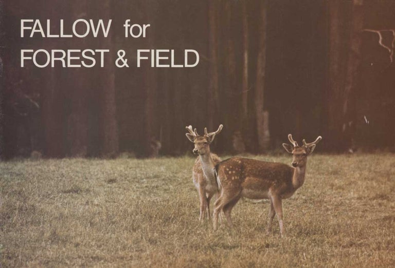 Stock ID 44464 Fallow for forest and field. The Victorian Deer Conservation Co-operative Limited.