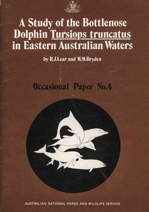 Stock ID 44624 A study of the Bottlenose Dolphin Tursiops truncatus in eastern Australian waters....