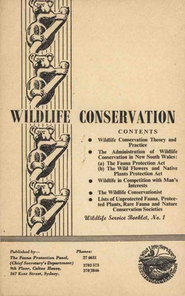 Stock ID 44859 Wildlife conservation. Fauna Protection Panel