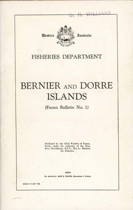 Stock ID 44871 The results of an expedition to Bernier and Dorre islands, Shark Bay, Western...
