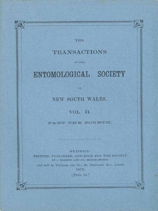 Stock ID 45638 Notes on a collection of insects from Gayndah. William Macleay