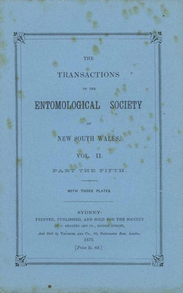 Stock ID 45639 Miscellanea entomologica. William Macleay