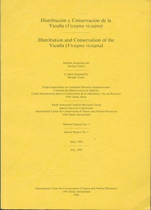Stock ID 4604 Distribution and conservation of the Vicuna (Vicugna vicugna). Hernan Torres