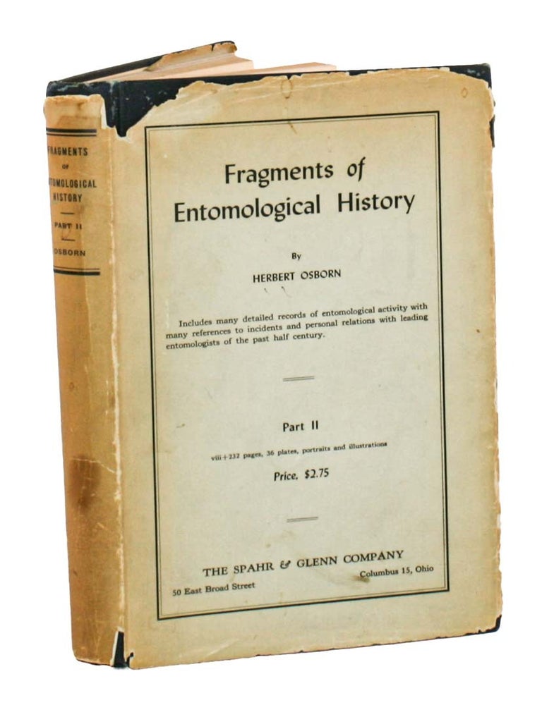 Stock ID 46484 Fragments of entomological history, part two. Herbert Osborn.