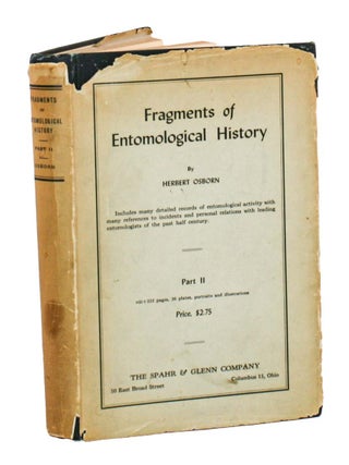 Stock ID 46484 Fragments of entomological history, part two. Herbert Osborn