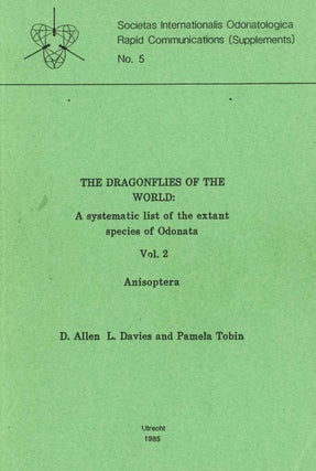 The dragonflies of the world: a systematic list of the extant species of Odonata.