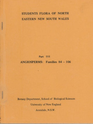 Students flora of north eastern New South Wales [four parts.]