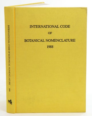 Stock ID 4666 International Code of Botanical Nomenclature. Adopted by the Fourteenth...