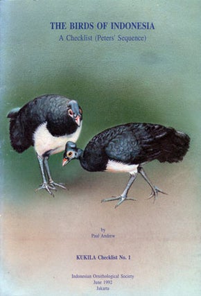 Stock ID 5057 The birds of Indonesia: a checklist (Peters' sequence). P. Andrew
