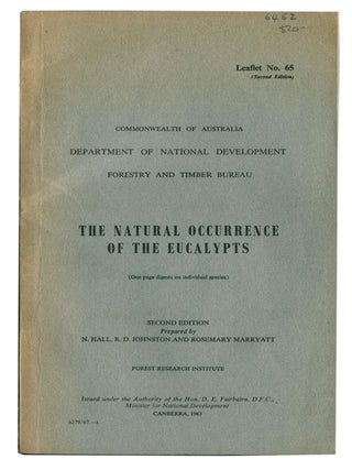 Stock ID 6462 The natural occurrence of the eucalypts. Normal Hall