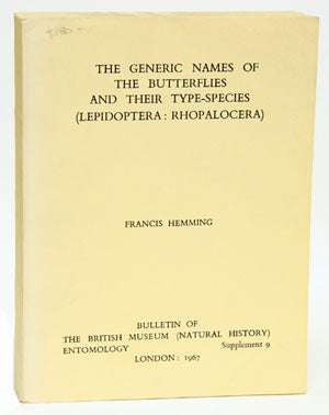 Stock ID 6526 The generic names of the butterflies and their type-species (Lepidoptera:...
