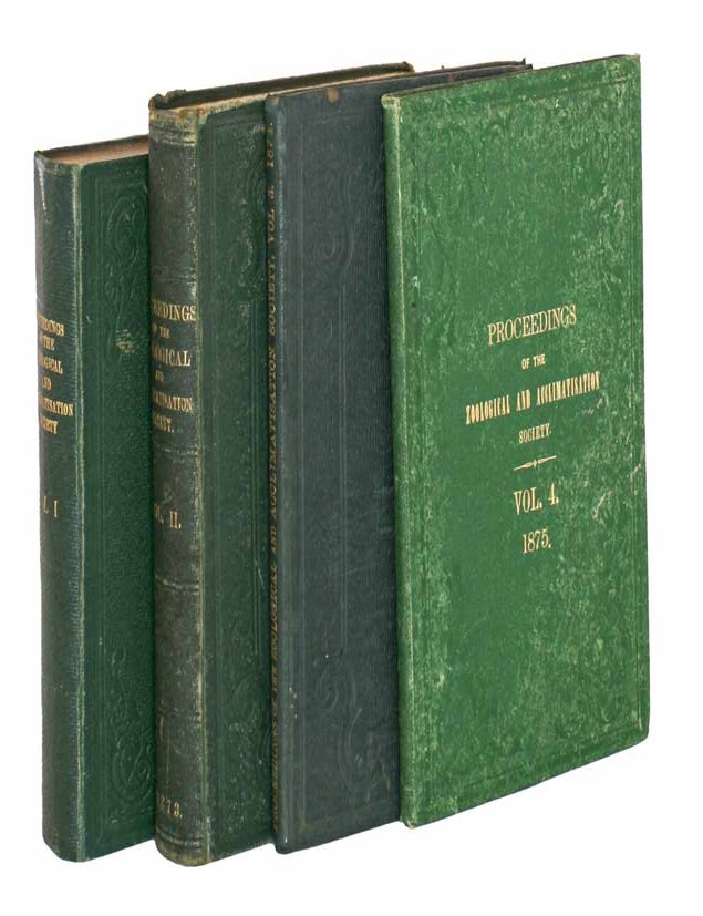 Stock ID 7711 Proceedings of the Zoological and Acclimatisation Society of Victoria... [the first four volumes]. Albert A. C. Le Souef.
