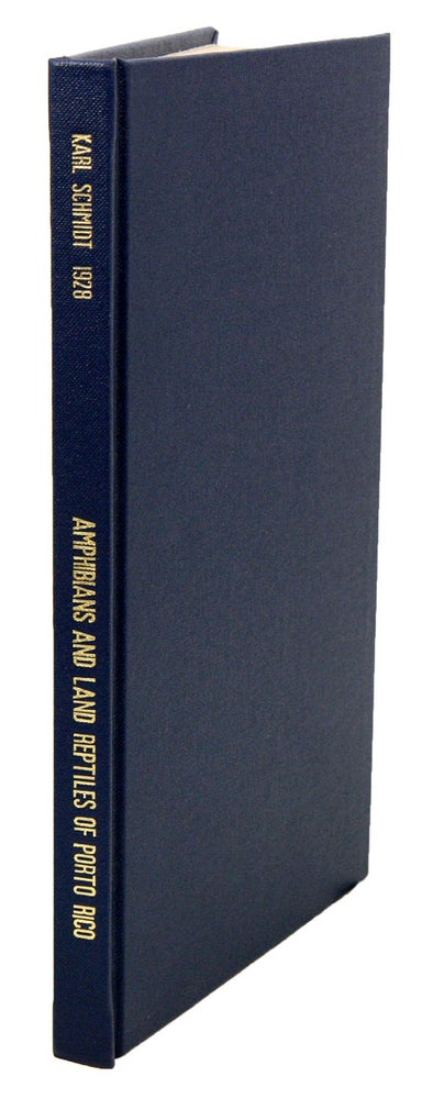 Stock ID 7946 Scientific survey of Porto Rico and the Virgin Islands, volume ten, part one: Amphibians and land reptiles of Porto Rico, with a list of those reported from the Virgin Islands. Karl Patterson Schmidt.