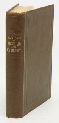 Stock ID 8293 Catalogue of the Marsupialia and Monotremata in the collection of the British...