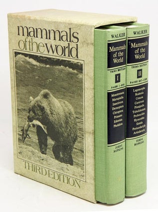Stock ID 8452 Mammals of the world. Ernest P. Walker