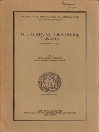 Stock ID 8514 The birds of Isla Coiba, Panama. Alexander Wetmore